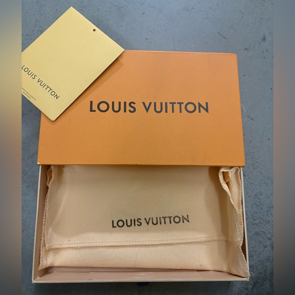 Louis Vuitton Orange Box with Cream Dust Bag